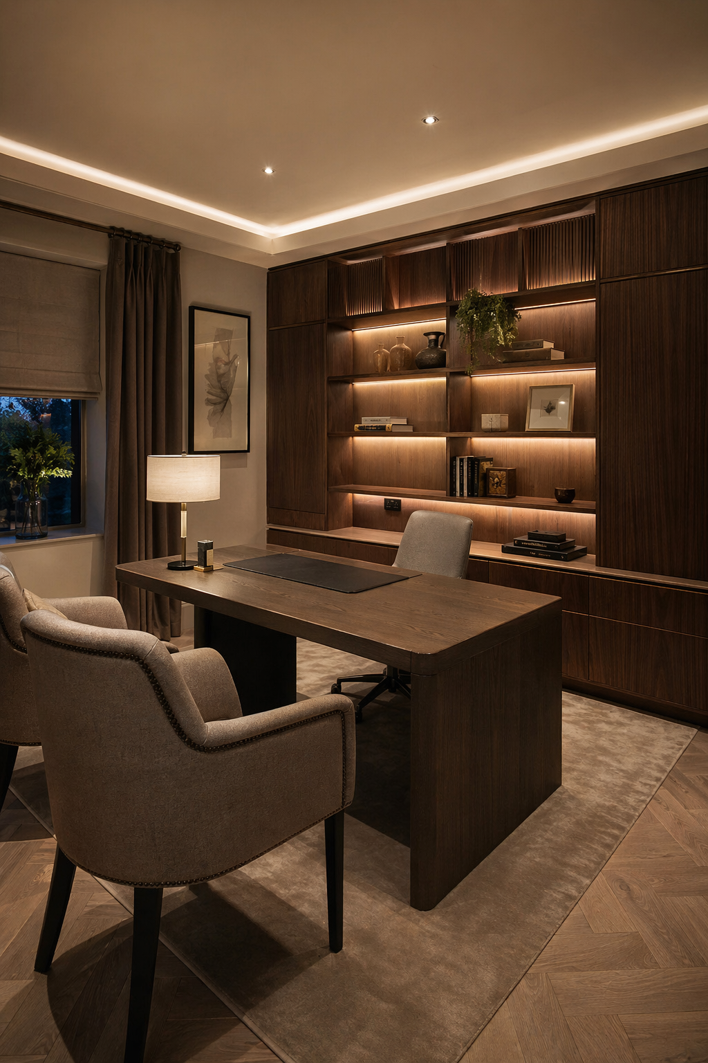 Bespoke home office lighting